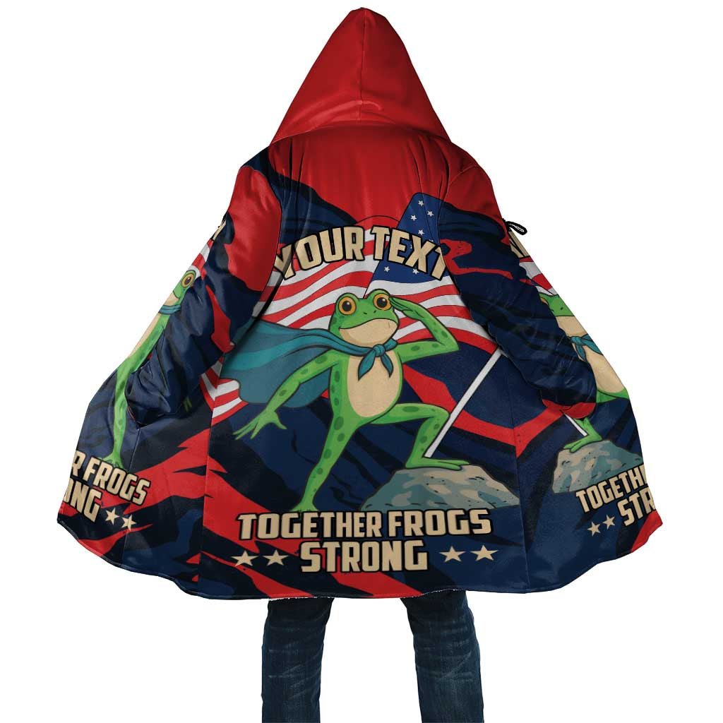 Portland Frog Protest Personalized Cloak Frogs Together Strong - Wonder Print Shop