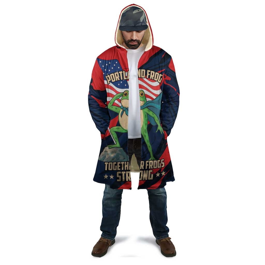 Portland Frog Protest Personalized Cloak Frogs Together Strong - Wonder Print Shop