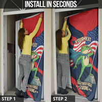 Portland Frog Protest Personalized Door Cover Frogs Together Strong - Wonder Print Shop