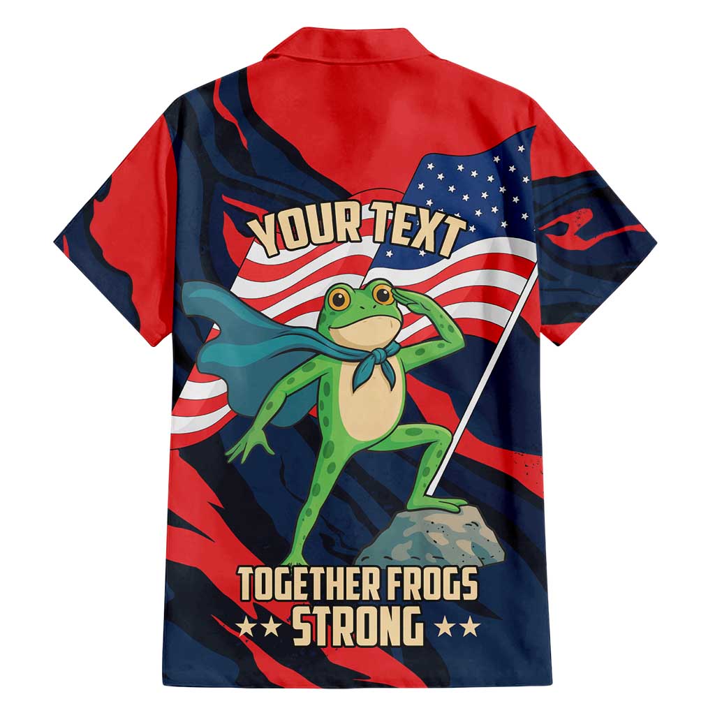 Portland Frog Protest Personalized Family Matching Summer Maxi Dress and Hawaiian Shirt Frogs Together Strong - Wonder Print Shop
