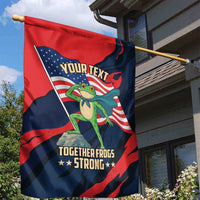 Portland Frog Protest Personalized Garden Flag Frogs Together Strong - Wonder Print Shop