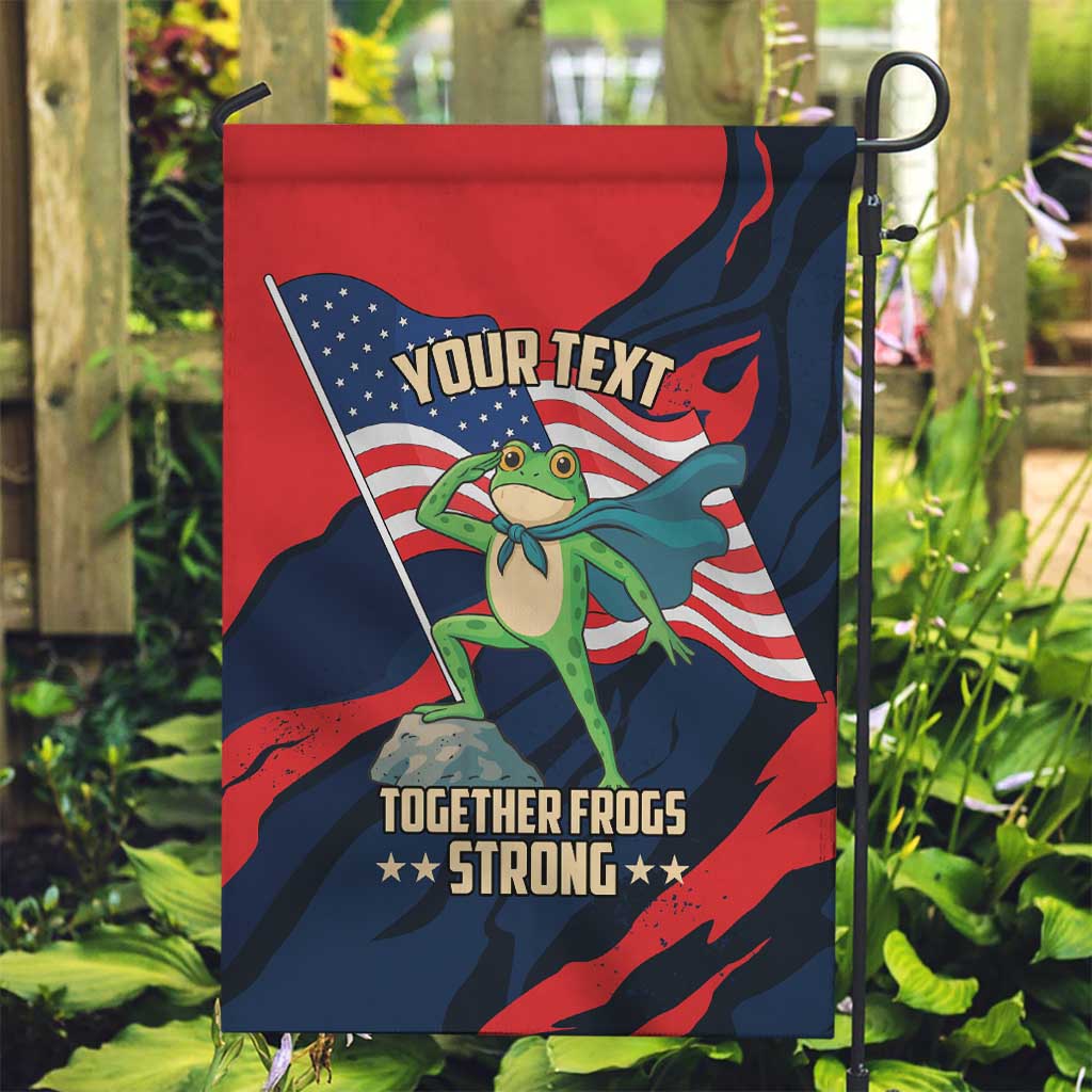 Portland Frog Protest Personalized Garden Flag Frogs Together Strong - Wonder Print Shop