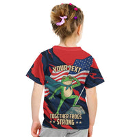 Portland Frog Protest Personalized Kid T Shirt Frogs Together Strong - Wonder Print Shop