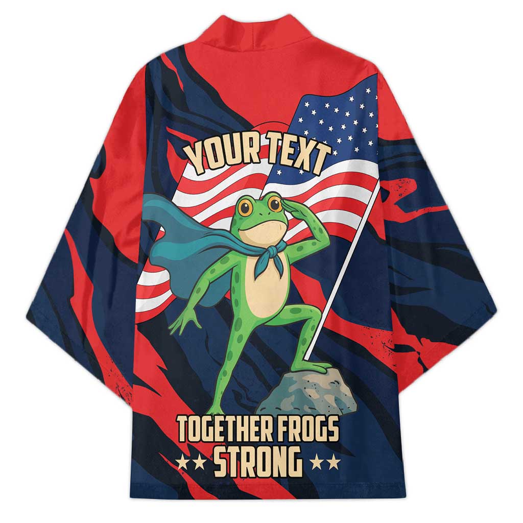 Portland Frog Protest Personalized Kimono Frogs Together Strong - Wonder Print Shop