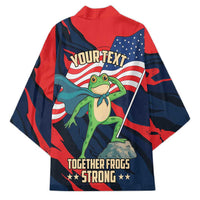 Portland Frog Protest Personalized Kimono Frogs Together Strong - Wonder Print Shop
