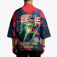 Portland Frog Protest Personalized Kimono Frogs Together Strong - Wonder Print Shop