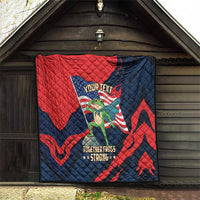 Portland Frog Protest Personalized Quilt Frogs Together Strong - Wonder Print Shop