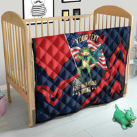 Portland Frog Protest Personalized Quilt Frogs Together Strong - Wonder Print Shop