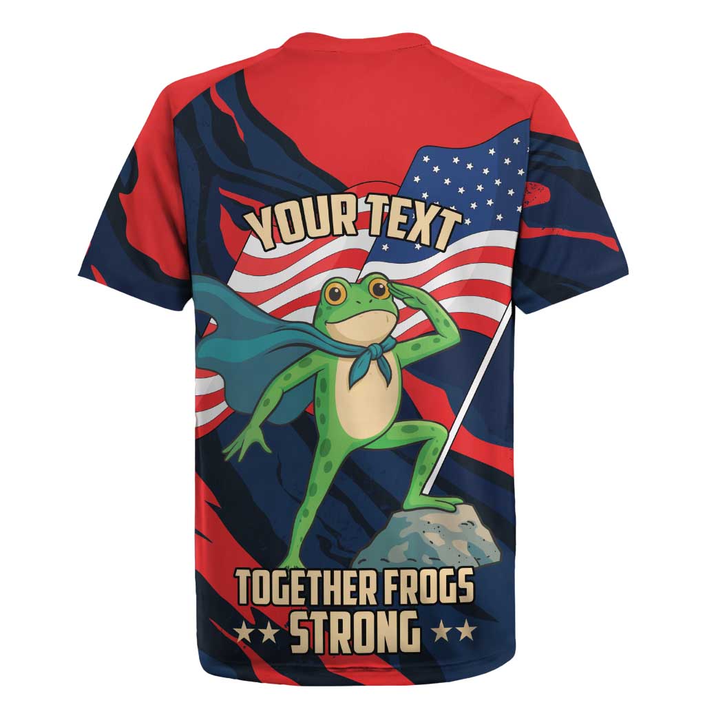 Portland Frog Protest Personalized Rugby Jersey Frogs Together Strong - Wonder Print Shop