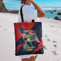 Portland Frog Protest Personalized Tote Bag Frogs Together Strong - Wonder Print Shop