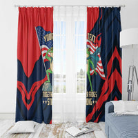 Portland Frog Protest Personalized Window Curtain Frogs Together Strong - Wonder Print Shop