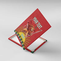 Personalized Morocco Proclamation Day 1944 Canvas Wall Art Barbary Lion With Flag - Wonder Print Shop