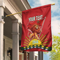 Personalized Morocco Proclamation Day 1944 Garden Flag Barbary Lion With Flag - Wonder Print Shop