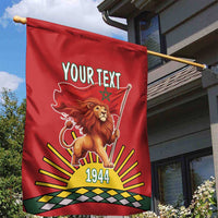 Personalized Morocco Proclamation Day 1944 Garden Flag Barbary Lion With Flag - Wonder Print Shop