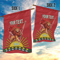 Personalized Morocco Proclamation Day 1944 Garden Flag Barbary Lion With Flag - Wonder Print Shop