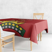 Personalized Morocco Proclamation Day 1944 Tablecloth Barbary Lion With Flag - Wonder Print Shop