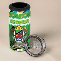 Personalized Tanzania Christmas 4 in 1 Can Cooler Tumbler Uhuru na Umoja Heri ya Krismasi - Wonder Print Shop