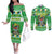 Personalized Tanzania Christmas Couples Matching Off The Shoulder Long Sleeve Dress and Long Sleeve Button Shirt Uhuru na Umoja Heri ya Krismasi