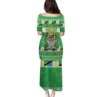 Personalized Tanzania Christmas Family Matching Puletasi and Hawaiian Shirt Uhuru na Umoja Heri ya Krismasi - Wonder Print Shop