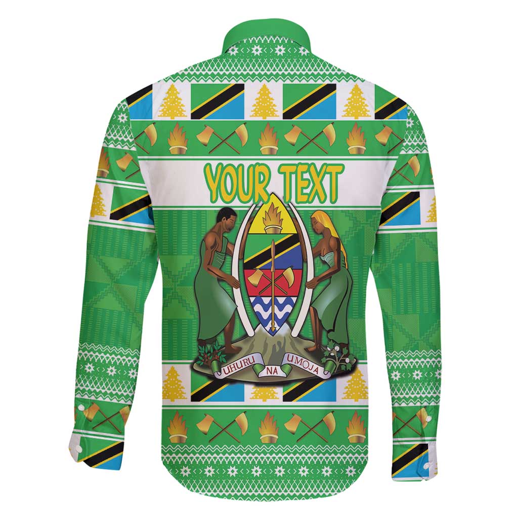 Personalized Tanzania Christmas Family Matching Summer Maxi Dress and Hawaiian Shirt Uhuru na Umoja Heri ya Krismasi - Wonder Print Shop