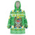 Personalized Tanzania Christmas Wearable Blanket Hoodie Uhuru na Umoja Heri ya Krismasi - Wonder Print Shop