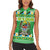 Personalized Tanzania Christmas Women Sleeveless Polo Shirt Uhuru na Umoja Heri ya Krismasi - Wonder Print Shop