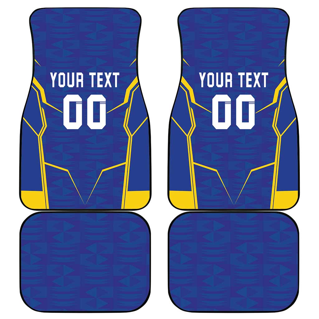 Custom Tanzania Football Car Mats Taifa Stars Sporty Style - Wonder Print Shop