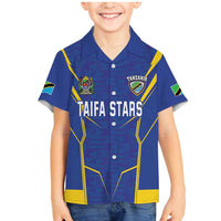 Custom Tanzania Football Family Matching Mermaid Dress and Hawaiian Shirt Taifa Stars Sporty Style - Wonder Print Shop