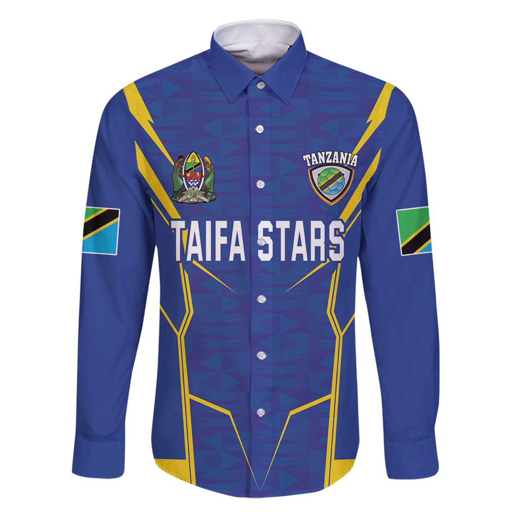 Custom Tanzania Football Family Matching Off Shoulder Short Dress and Hawaiian Shirt Taifa Stars Sporty Style - Wonder Print Shop