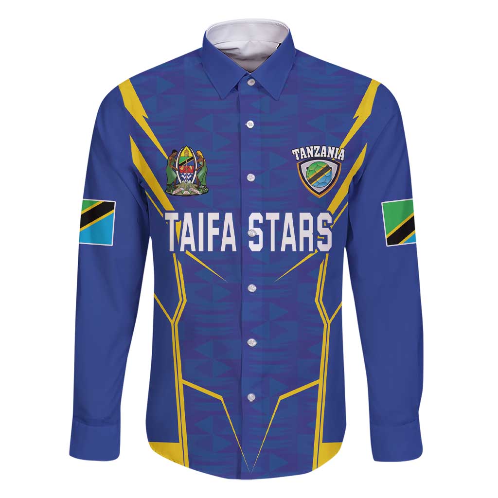 Custom Tanzania Football Family Matching Short Sleeve Bodycon Dress and Hawaiian Shirt Taifa Stars Sporty Style - Wonder Print Shop