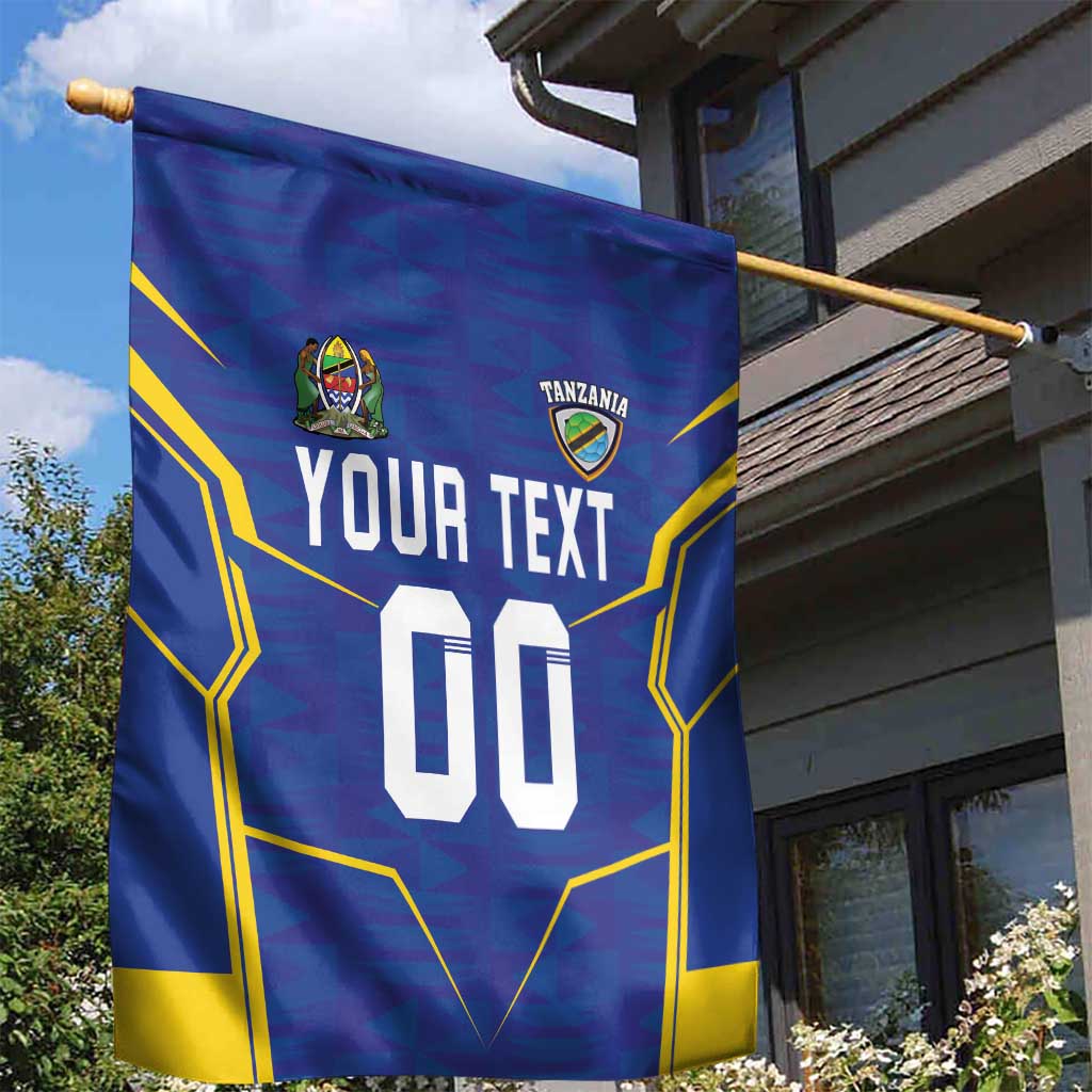 Custom Tanzania Football Garden Flag Taifa Stars Sporty Style - Wonder Print Shop