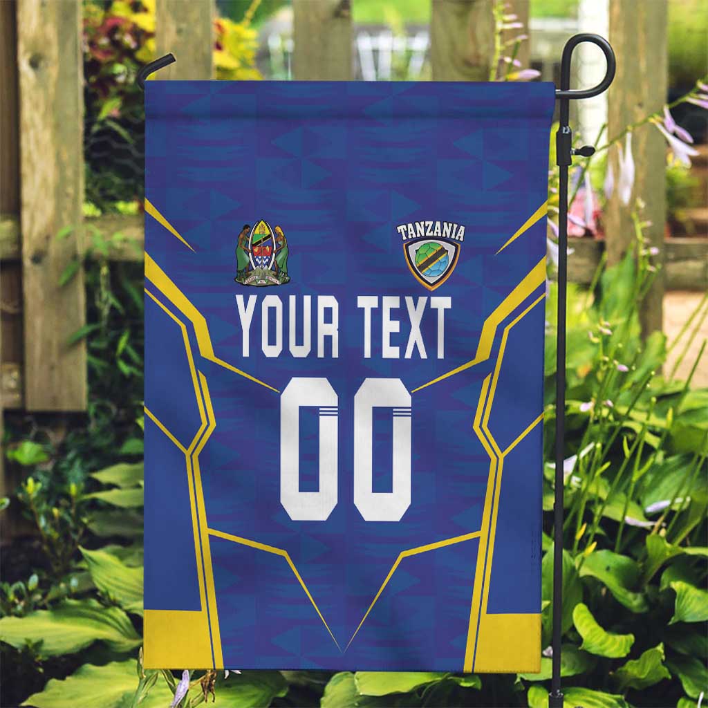 Custom Tanzania Football Garden Flag Taifa Stars Sporty Style - Wonder Print Shop