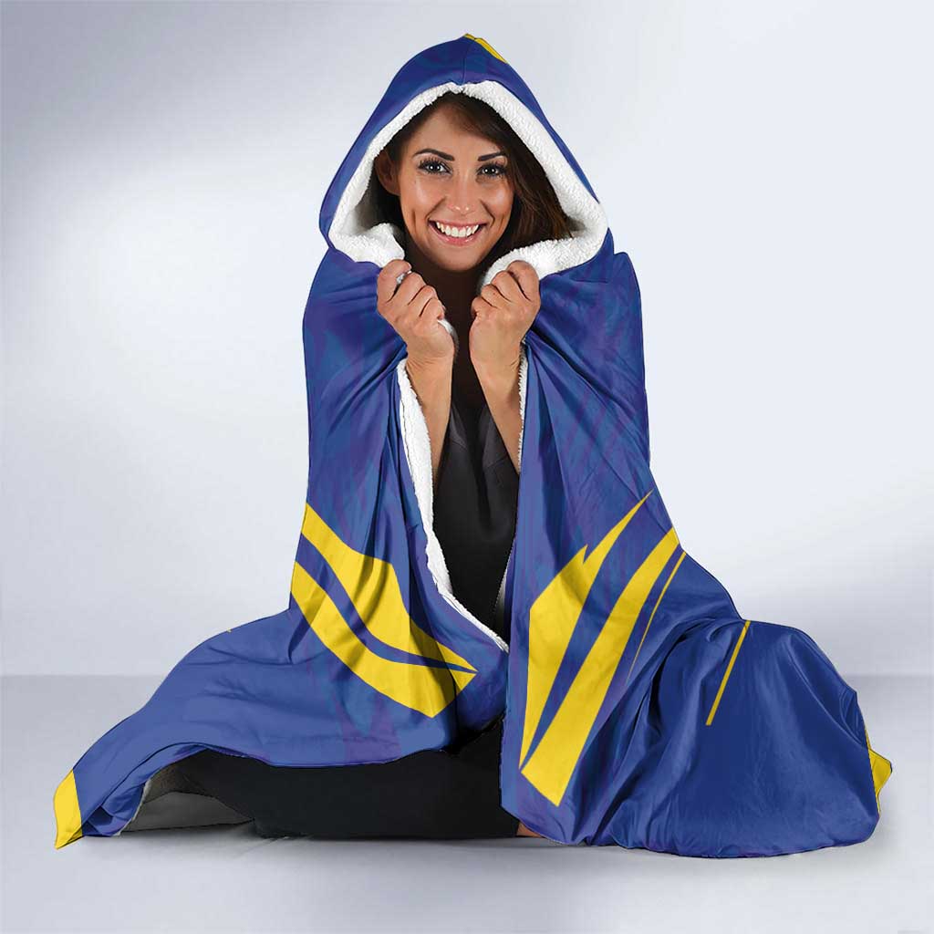Custom Tanzania Football Hooded Blanket Taifa Stars Sporty Style