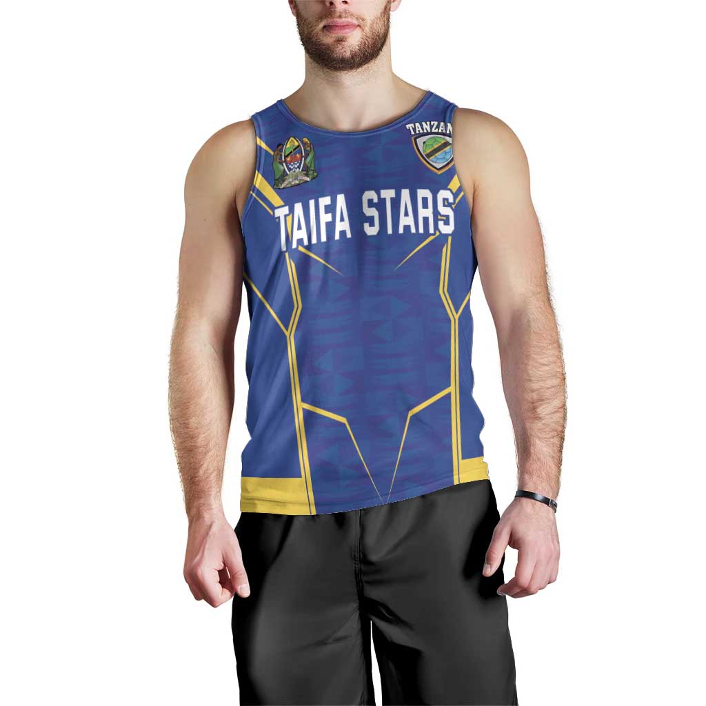 Custom Tanzania Football Men Tank Top Taifa Stars Sporty Style - Wonder Print Shop