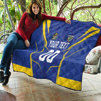 Custom Tanzania Football Quilt Taifa Stars Sporty Style - Wonder Print Shop