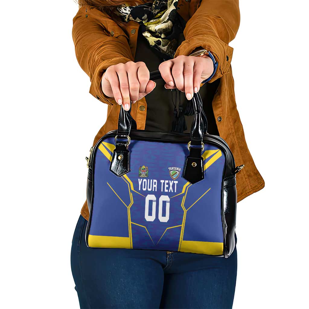 Custom Tanzania Football Shoulder Handbag Taifa Stars Sporty Style