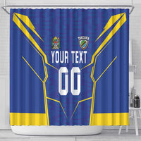 Custom Tanzania Football Shower Curtain Taifa Stars Sporty Style
