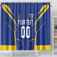 Custom Tanzania Football Shower Curtain Taifa Stars Sporty Style