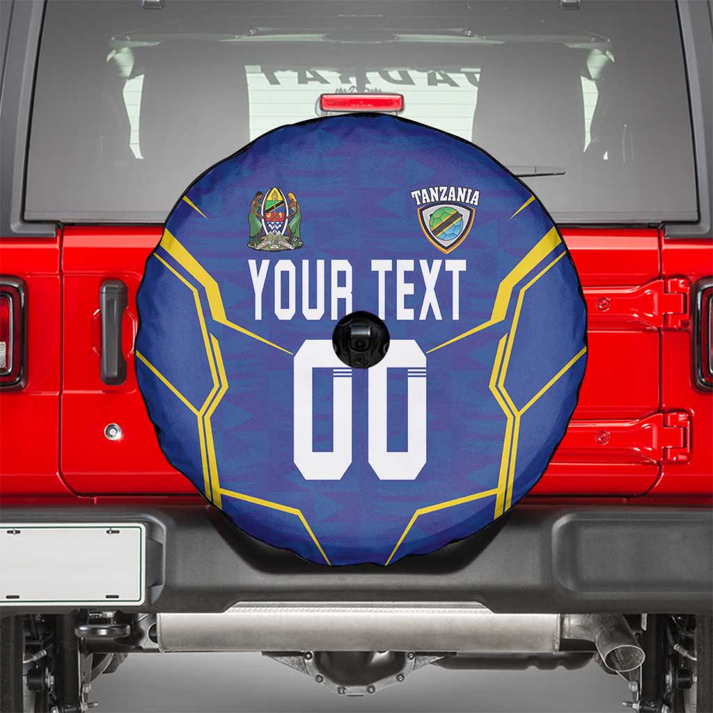 Custom Tanzania Football Spare Tire Cover Taifa Stars Sporty Style - Wonder Print Shop