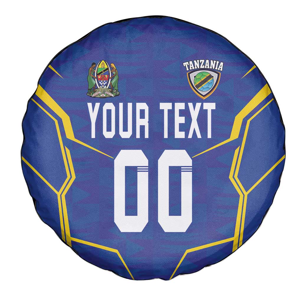 Custom Tanzania Football Spare Tire Cover Taifa Stars Sporty Style - Wonder Print Shop
