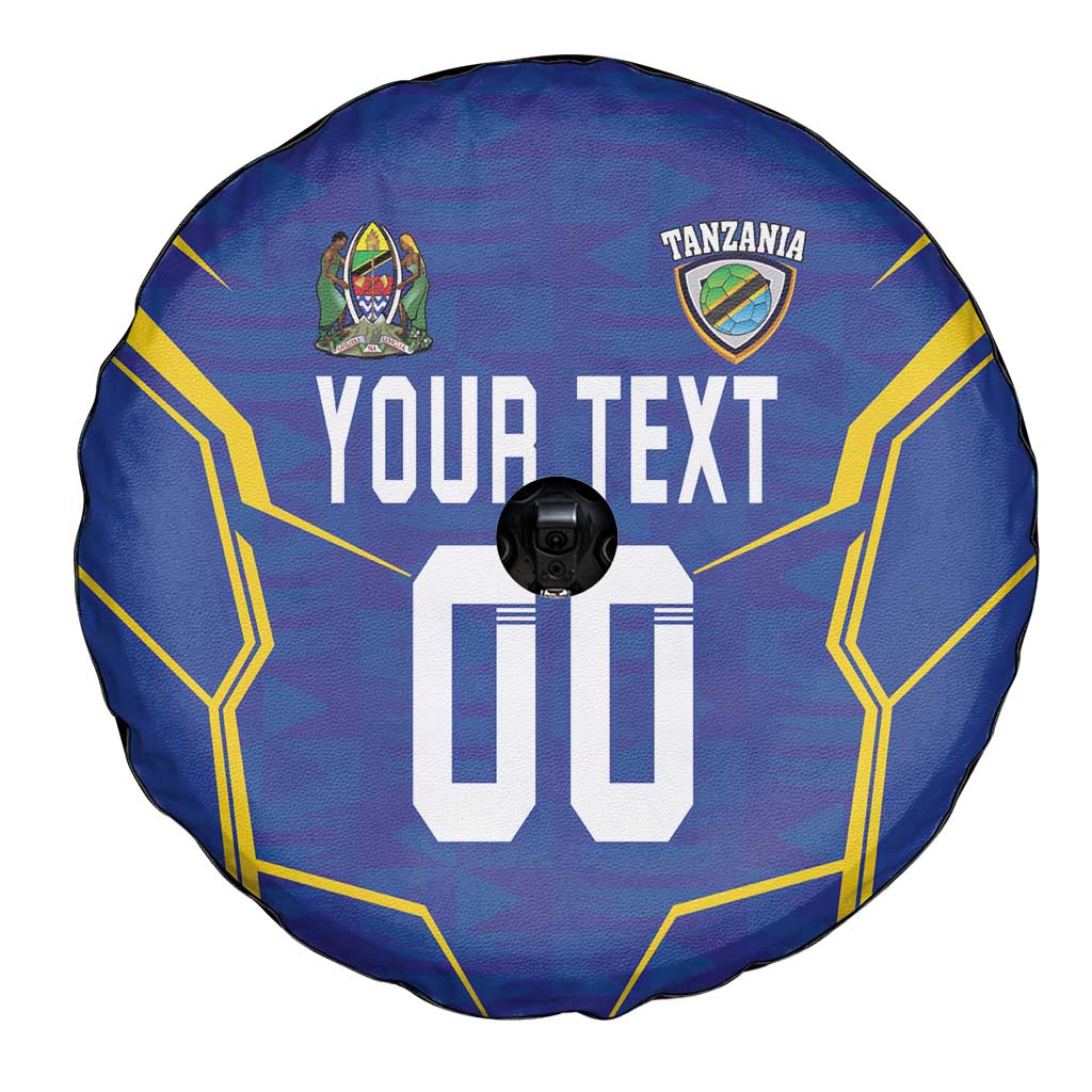 Custom Tanzania Football Spare Tire Cover Taifa Stars Sporty Style - Wonder Print Shop