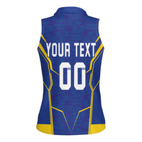 Custom Tanzania Football Women Sleeveless Polo Shirt Taifa Stars Sporty Style - Wonder Print Shop