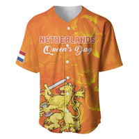 Personalized Netherlands Queen's Day Baseball Jersey Koninginnedag Royal Crown