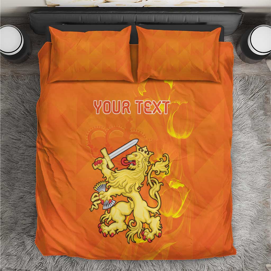 Personalized Netherlands Queen's Day Bedding Set Koninginnedag Royal Crown