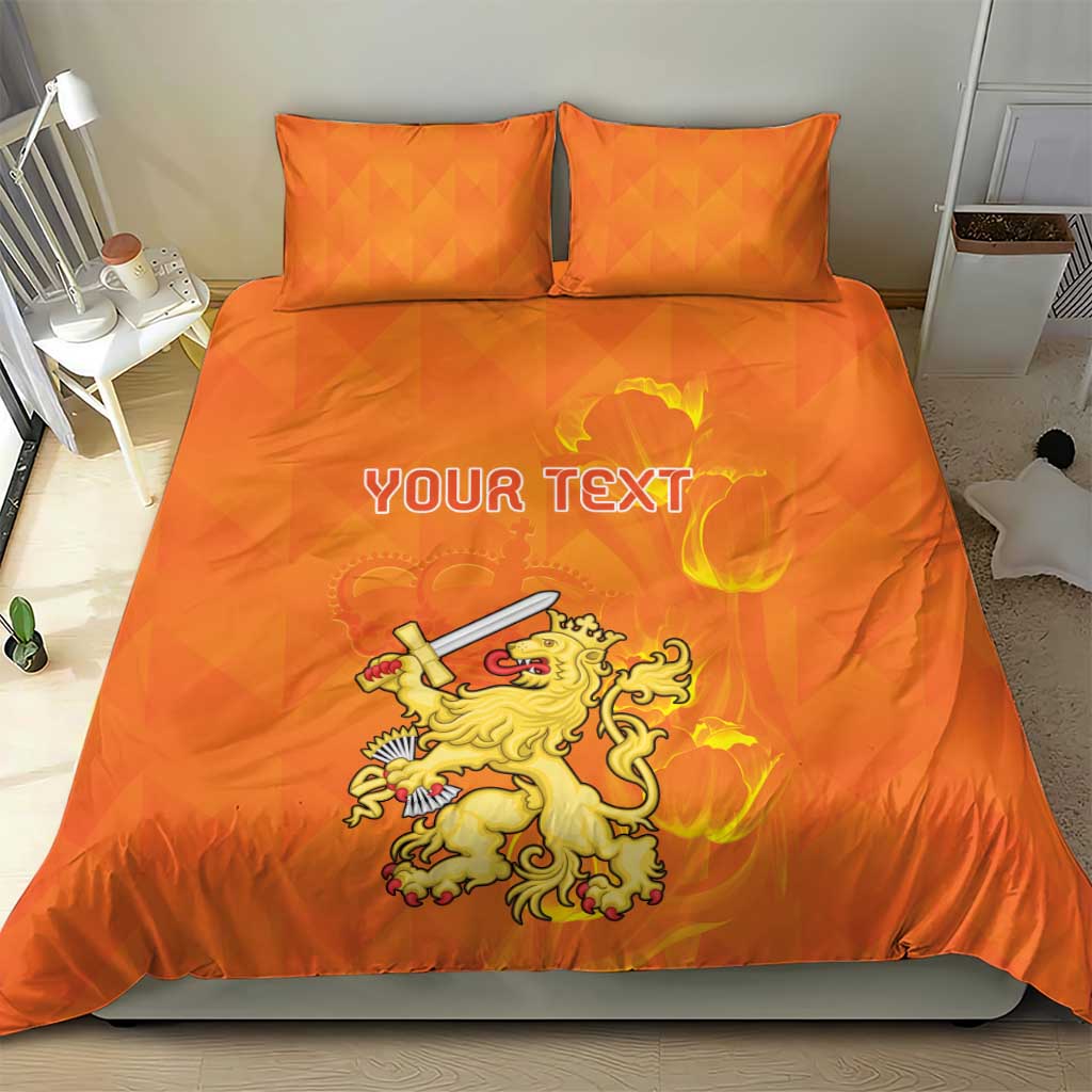 Personalized Netherlands Queen's Day Bedding Set Koninginnedag Royal Crown