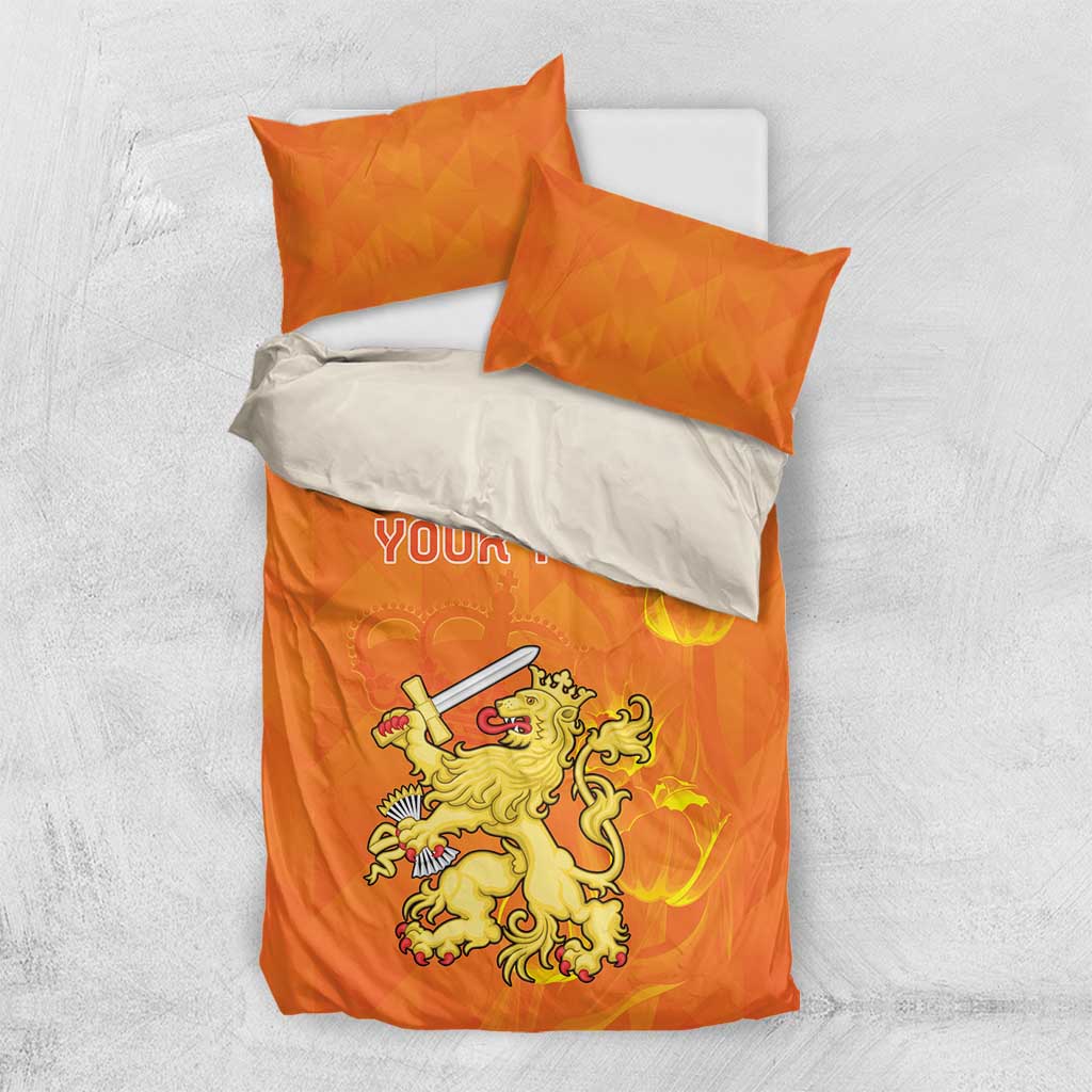 Personalized Netherlands Queen's Day Bedding Set Koninginnedag Royal Crown
