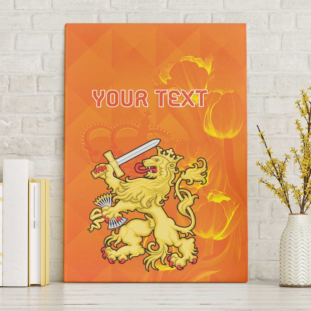 Personalized Netherlands Queen's Day Canvas Wall Art Koninginnedag Royal Crown