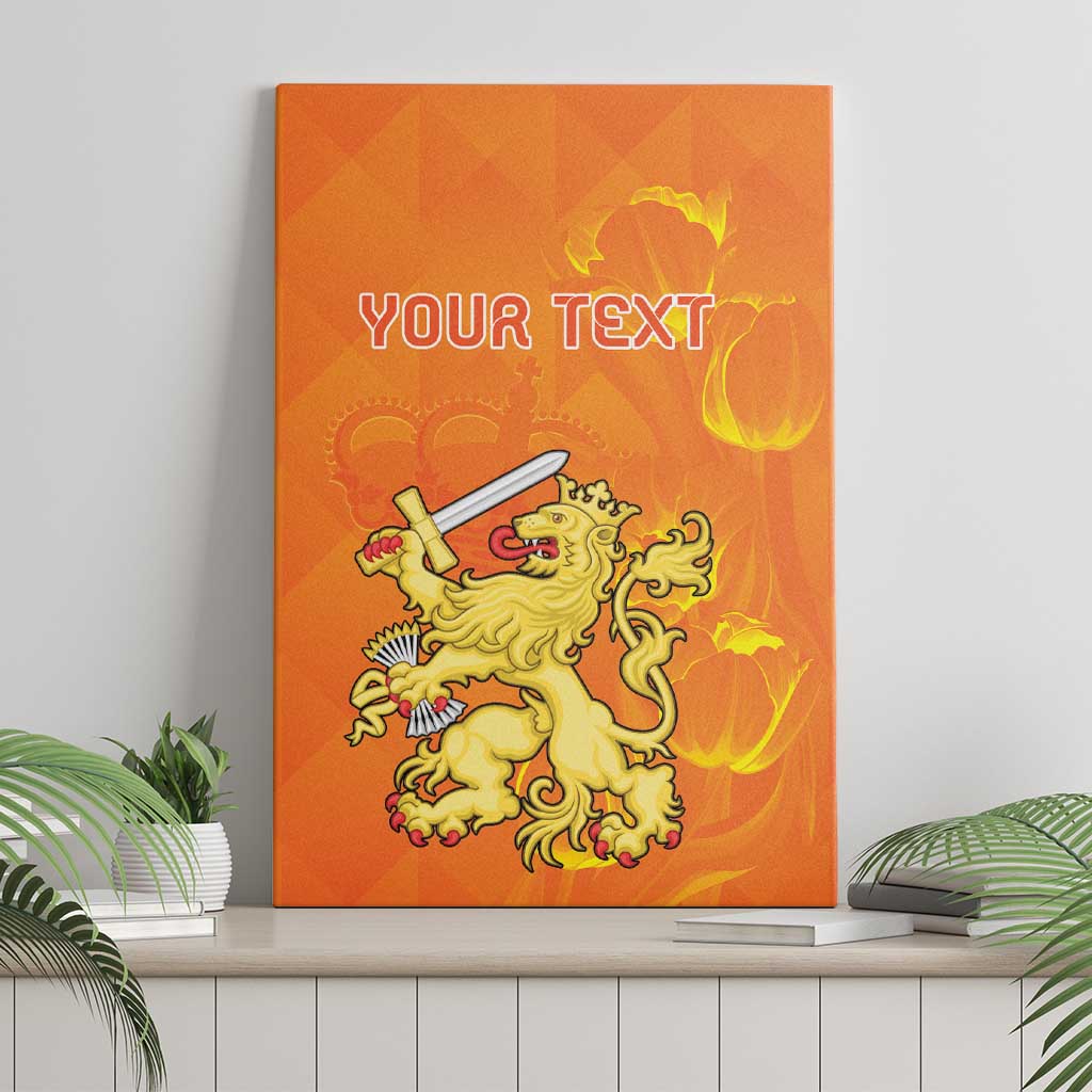 Personalized Netherlands Queen's Day Canvas Wall Art Koninginnedag Royal Crown