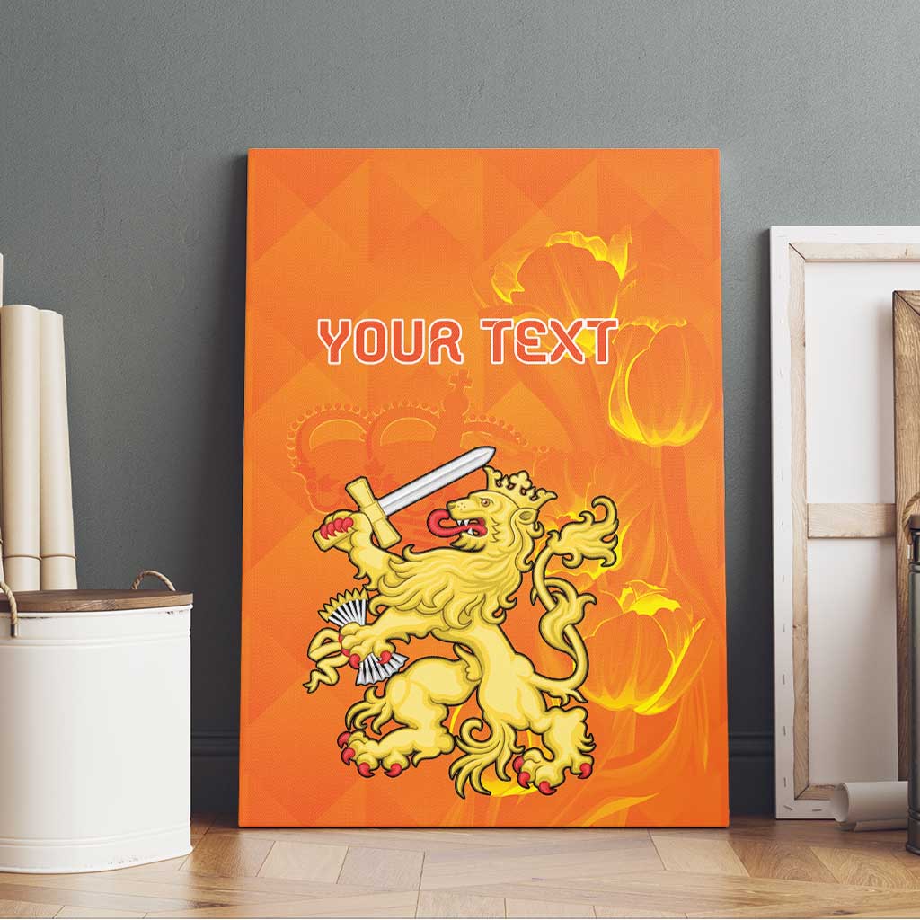 Personalized Netherlands Queen's Day Canvas Wall Art Koninginnedag Royal Crown
