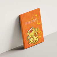 Personalized Netherlands Queen's Day Canvas Wall Art Koninginnedag Royal Crown